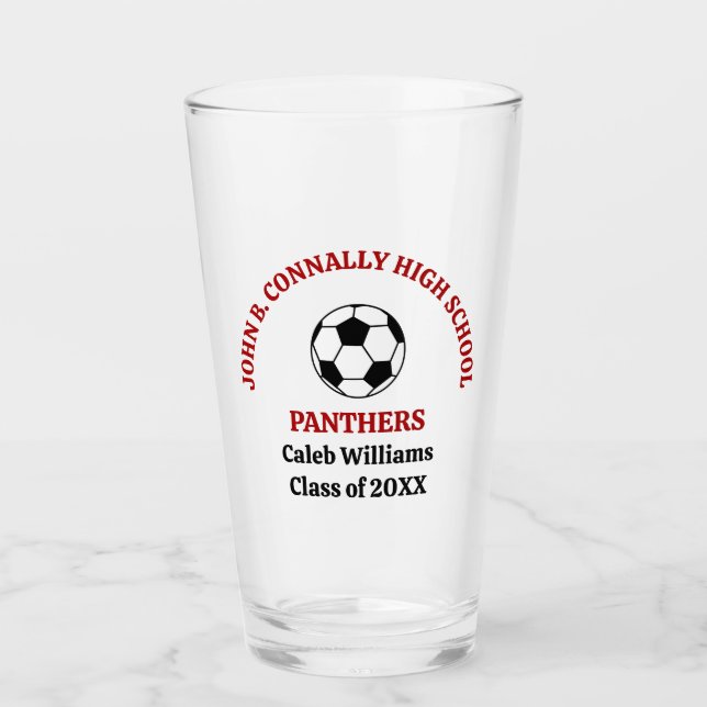 Copo De Pint Time Personalizado da Equipe de Futebol do Ensino  (Frente)