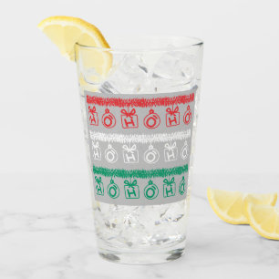 Copo De Pint Tinsel HO HO HO HO (Triplo Cor)