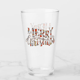 Copo De Pint Tipografia Feliz Natal