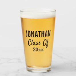 Copo De Pint Tipografia Moderna do Formando de Graduação da Fac