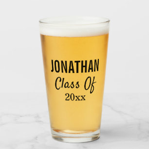 Copo De Pint Tipografia Moderna do Formando de Graduação da Fac