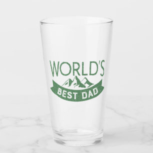 Copo De Pint Tipografia moderna do melhor Pai do mundo
