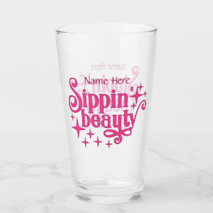 Copo De Pint Tipografia Rosa de Bela Sippin