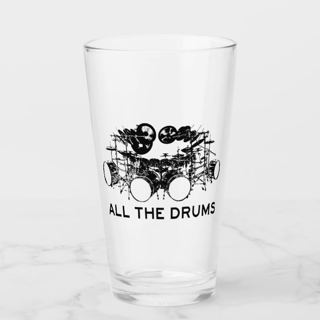 Copo De Pint Todo Drummer De Tambores (Frente)