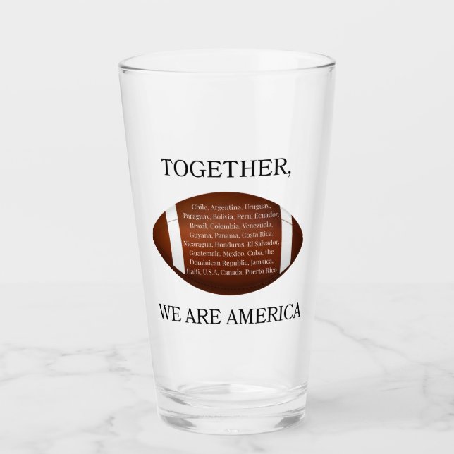 Copo De Pint Together We Are America  (Frente)