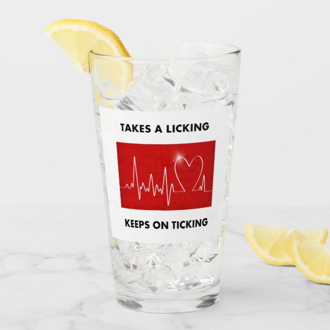 Copo De Pint Toma uma lambedura - mantem-se no tiquetaque (Gelo frontal)