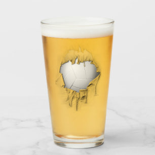 Copo De Pint Torn Vidro De Voleibol