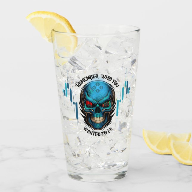 Copo De Pint Trade Motivation | Skull | Remember  (Gelo frontal)