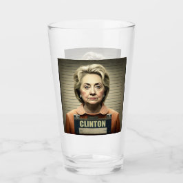 Copo De Pint Tranque-A! - Hillary Clinton Glass