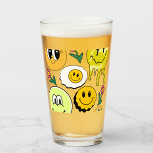 Copo De Pint Travesseiro decorativo Mikitiez Jardim Amarelo Smi