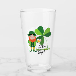 Copo De Pint Travessuras Leprechaun  Trevo Dia de São Patrício