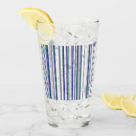 Copo De Pint Trendy Modern Stripes Glass