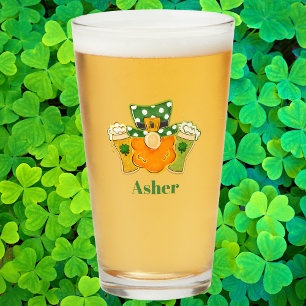 Copo De Pint Trevo de Leprechaun Personalizado Dia de São Patrí