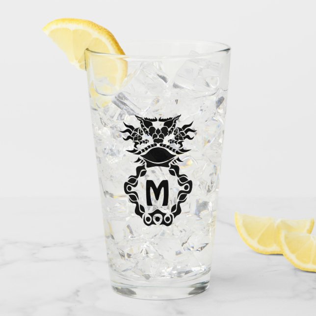 Copo De Pint Tribal Texas Horned Lizard Toad Pride (Gelo frontal)