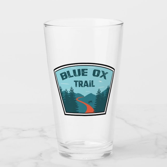 Copo De Pint Trilha de Ox Azul (Frente)