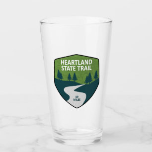 Copo De Pint Trilha do Estado da Heartland