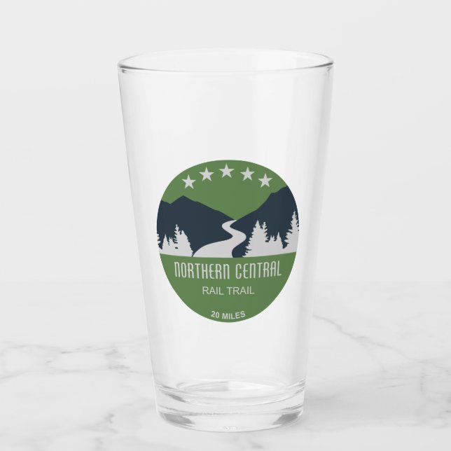 Copo De Pint Trilha do norte Central Rail (Frente)