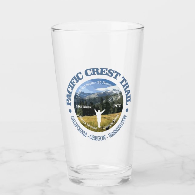 Copo De Pint Trilha do Pacífico Crest (Frente)