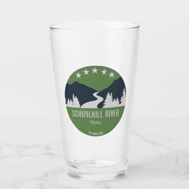 Copo De Pint Trilha do Rio Schuylkill (Frente)