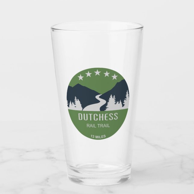 Copo De Pint Trilha do Trilho de Dutxadrez (Frente)