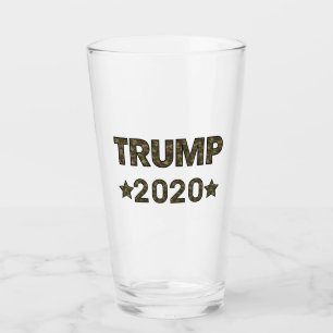 Copo De Pint Trump 2020 Letras de Camuflagem