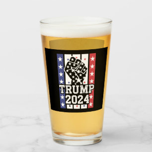 Copo De Pint Trump 2024 Punho Fora da Lei Caipira J.D.Vance 202