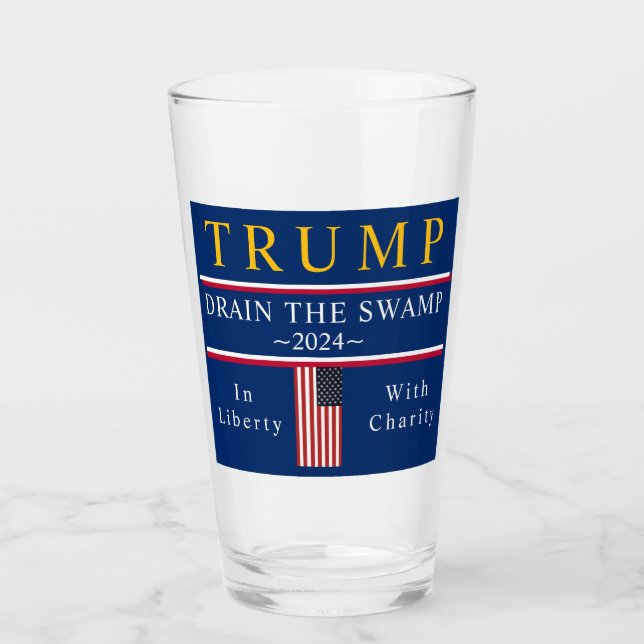 Copo De Pint Trump Drain the Swamp Tumbler (Frente)