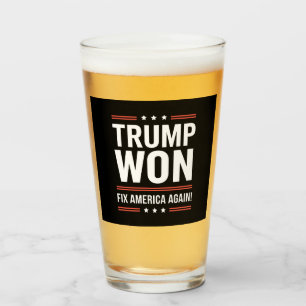 Copo De Pint Trump Venceu MAGA Trump Vencedor 2024 Conserte a A