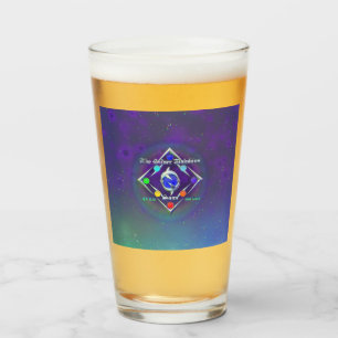 Copo De Pint TSDS: Da vida e do amor Logotipo Azul e Verde