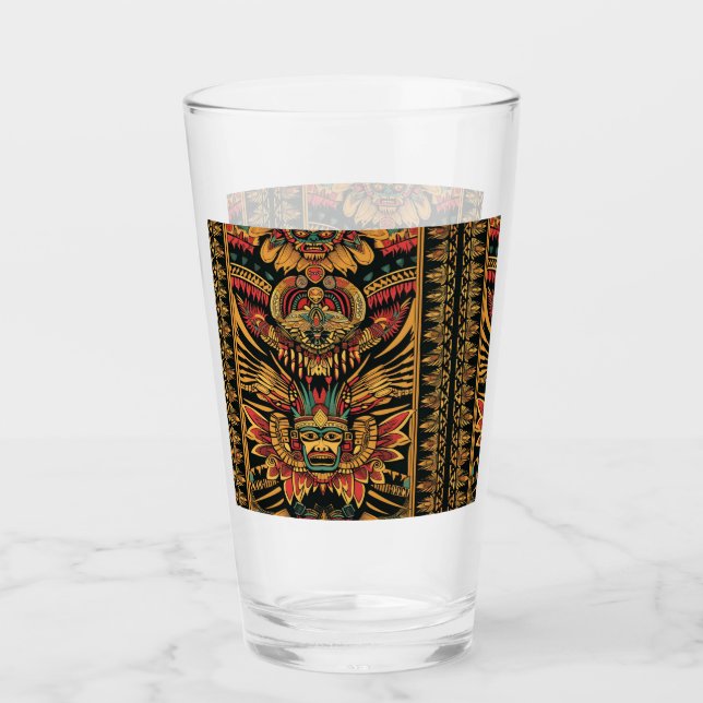 Copo De Pint Tumble de cerveja artificial "Aztec Dream" cerulia (Frente)
