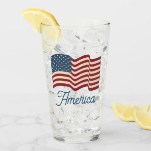 Copo De Pint Tumbler da Bandeira Americana Patriota