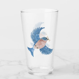 Copo De Pint Tumbler de vidro Bluebird