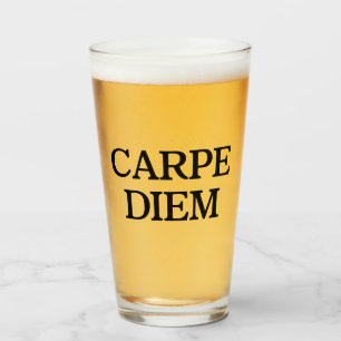 Copo De Pint Tumbler de vidro Carpe Diem