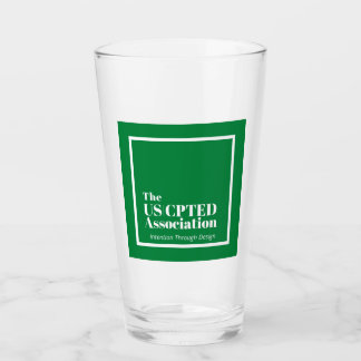 Copo De Pint Tumbler de Vidro de Associação CPTED dos EUA