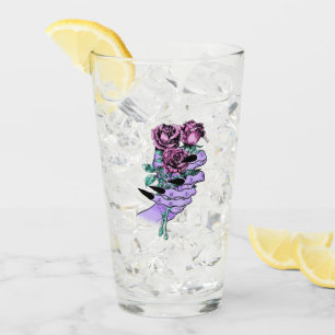 Copo De Pint Tumbler de vidro do Buquê gótico