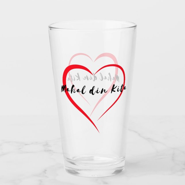 Copo De Pint Tumbler de vidro do MDK (Frente)