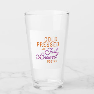 Copo De Pint Tumbler De Vidro Frio Pressionado e Apenas Criado