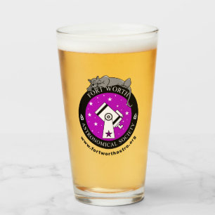 Copo De Pint Tumbler de vidro oficial FWAS 16oz