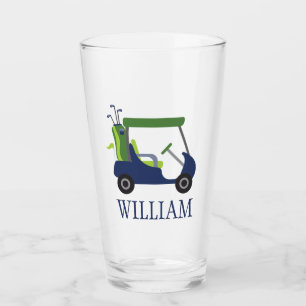 Copo De Pint Tumbler de vidro personalizado do carrinho de golf