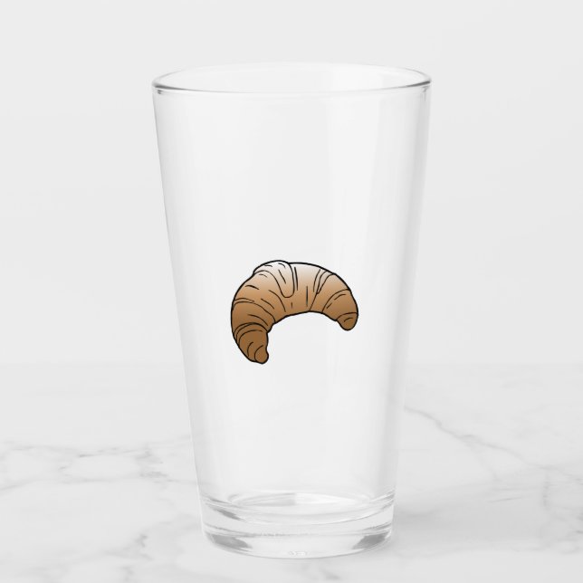 Copo De Pint Tumblers de Vidro Croissant (Frente)
