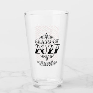 Copo De Pint Turma de 2027 Foto Graduação Estilo-Tat