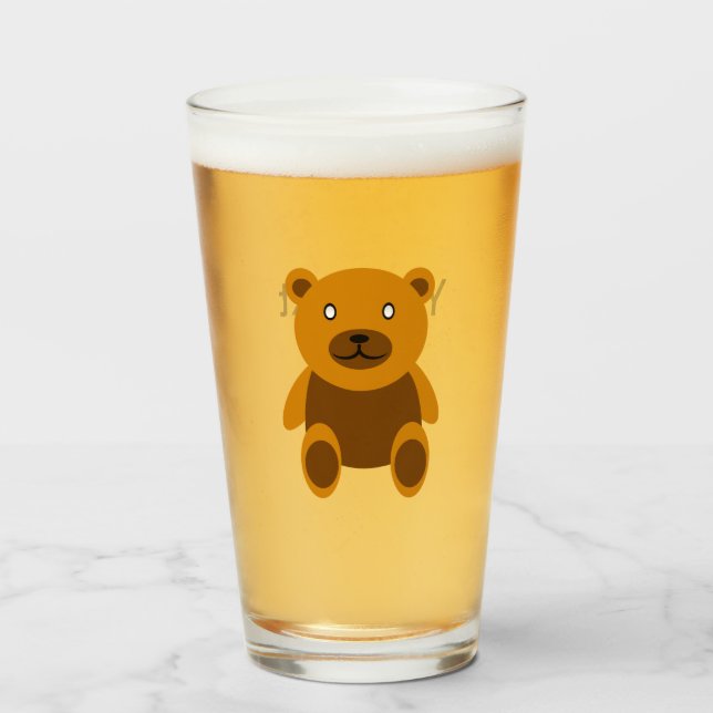 Copo De Pint Turma-do-urso-pardo (Frente (Preenchido))