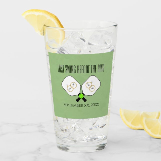 Copo De Pint Último Balanço Antes do Sábio de Pickleball de Cas (Gelo frontal)