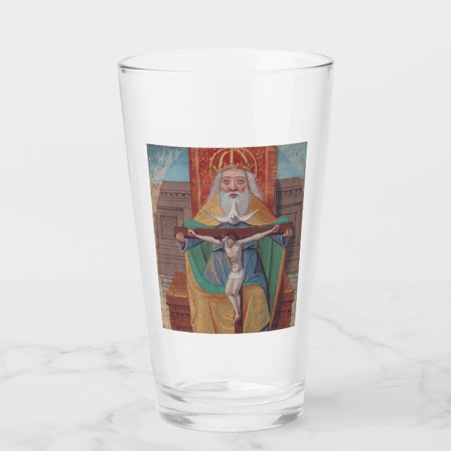 Copo De Pint Um Deus Santíssima Trindade em Glória (Frente)