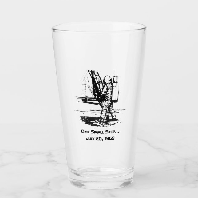 Copo De Pint Um pequeno passo Apollo 11 Landing (Frente)
