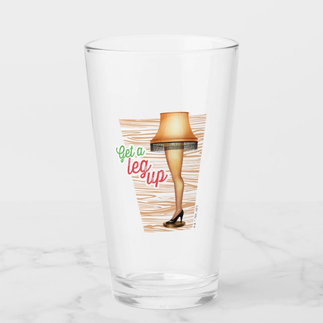 Copo De Pint Uma lâmpada de natal | Subir a Perna (Frente)