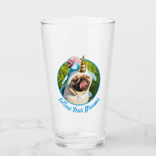 Copo De Pint Unicorn Pug