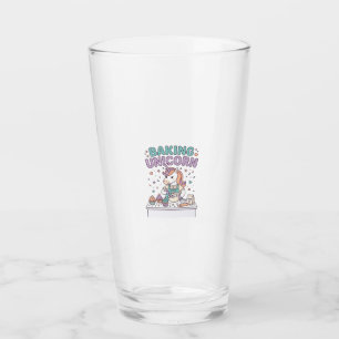 Copo De Pint Unicórnio Assando Unicórnio Produto Gráfico Modern