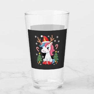 Copo De Pint Unicórnio de Natal Fofo Mágico Xmas Meninas de 1 a