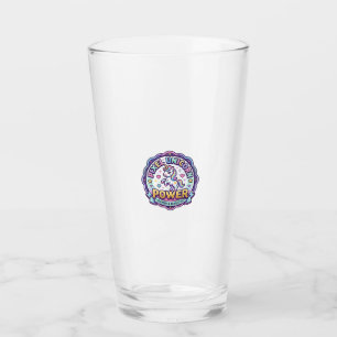 Copo De Pint Unicórnio Pixel Unicórnio Poder POD Roupas Prontas